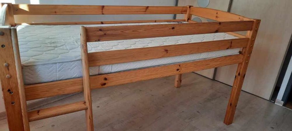 2 LITs BOIS SURELEVES ENFANT 90x190 Mobilier enfants
