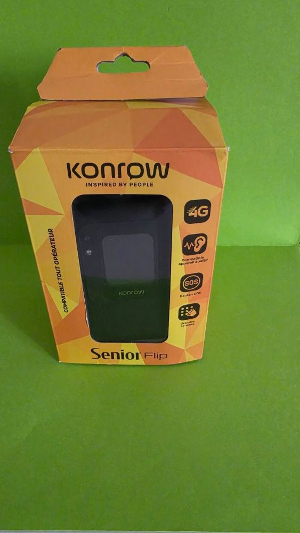 PORTABLE KONROW SENIOR FLIP 4G Téléphones et tablettes