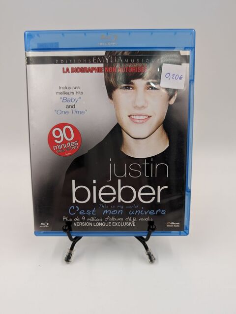 Film Blu-ray Disc Justin Bieber : C'est mon Univers en boite 1 Vulbens (74)