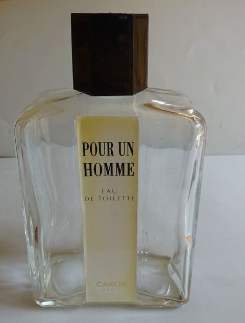 FLACON VIDE EAU DE TOILETTE  POUR UN HOMME  CARON 500 ml 10 Mondragon (84)