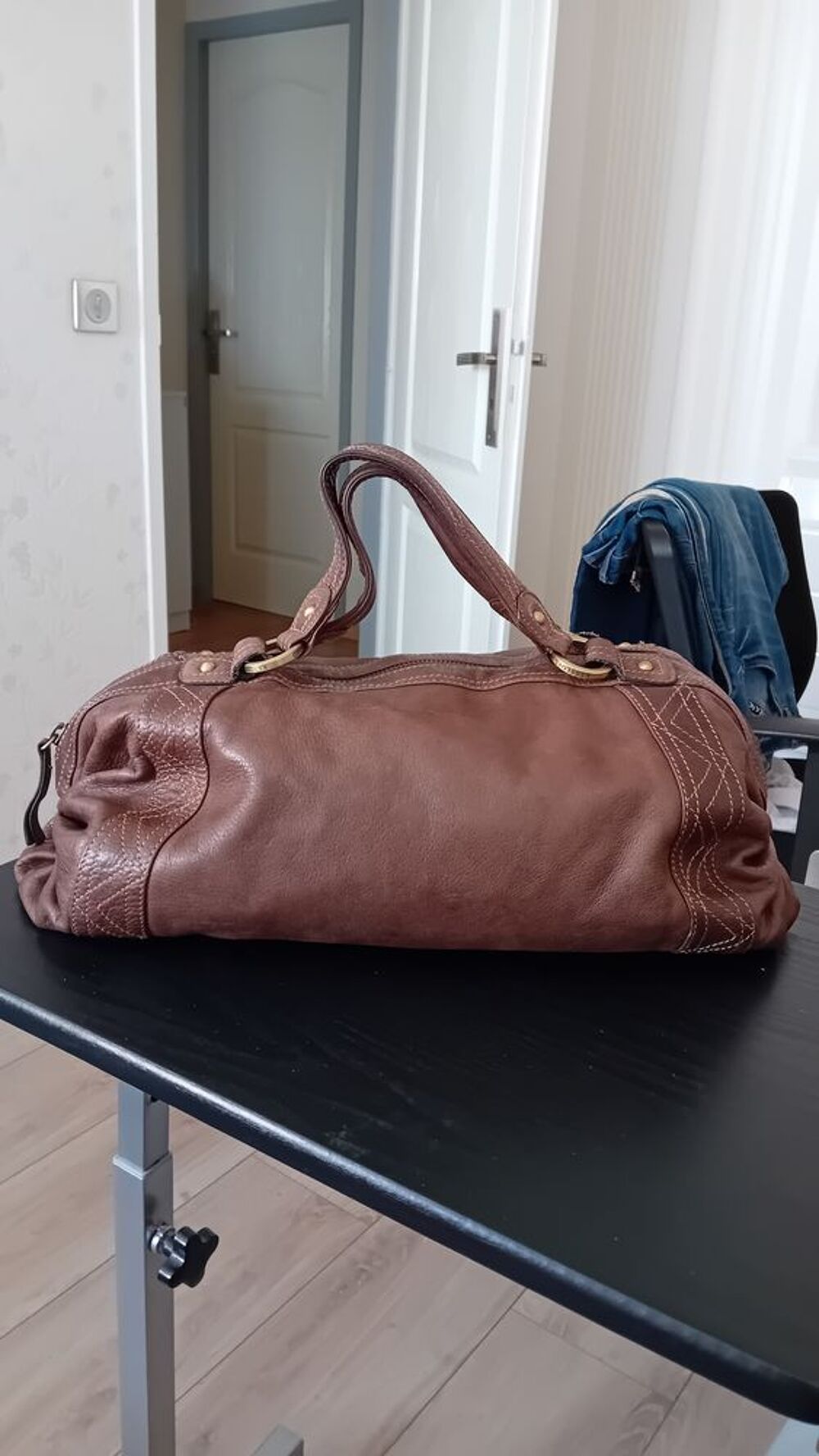 SAC A MAINS MARQUE KESS LOARD TOUT CUIR Maroquinerie