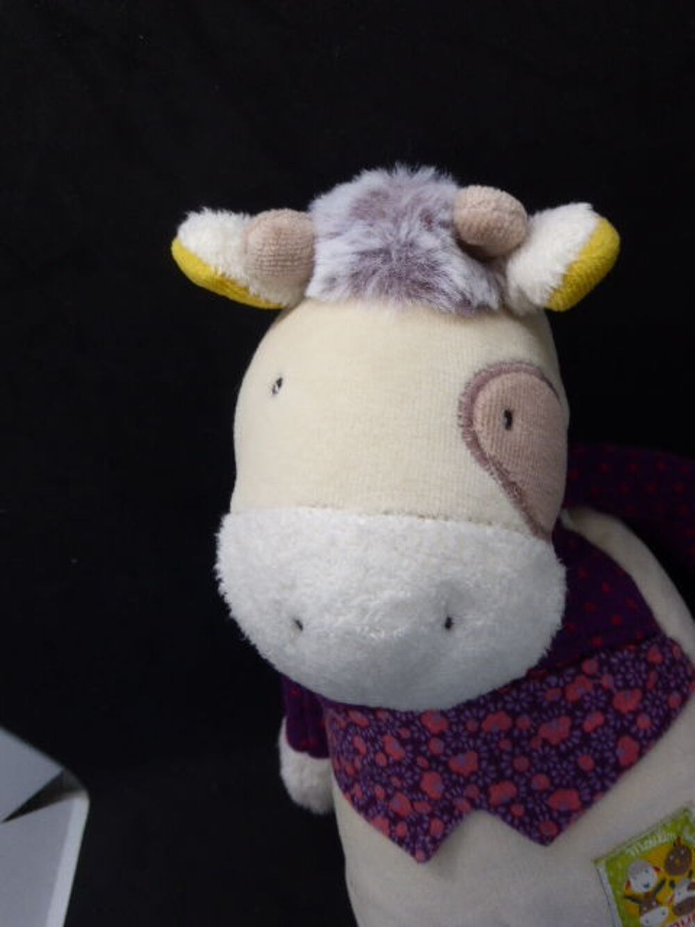 Moulin roty Les cousins du moulin doudou vache mademoiselle Jeux / jouets