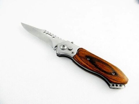 Couteau de poche pliant � ressort lat�ral ouvert 20 cm 9 Lezoux (63)