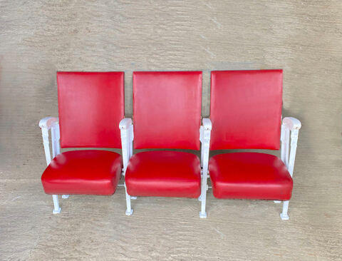 3 strapontins r�unis 1,50 m supports en fonte Ska�  300 Sanguinet (40)