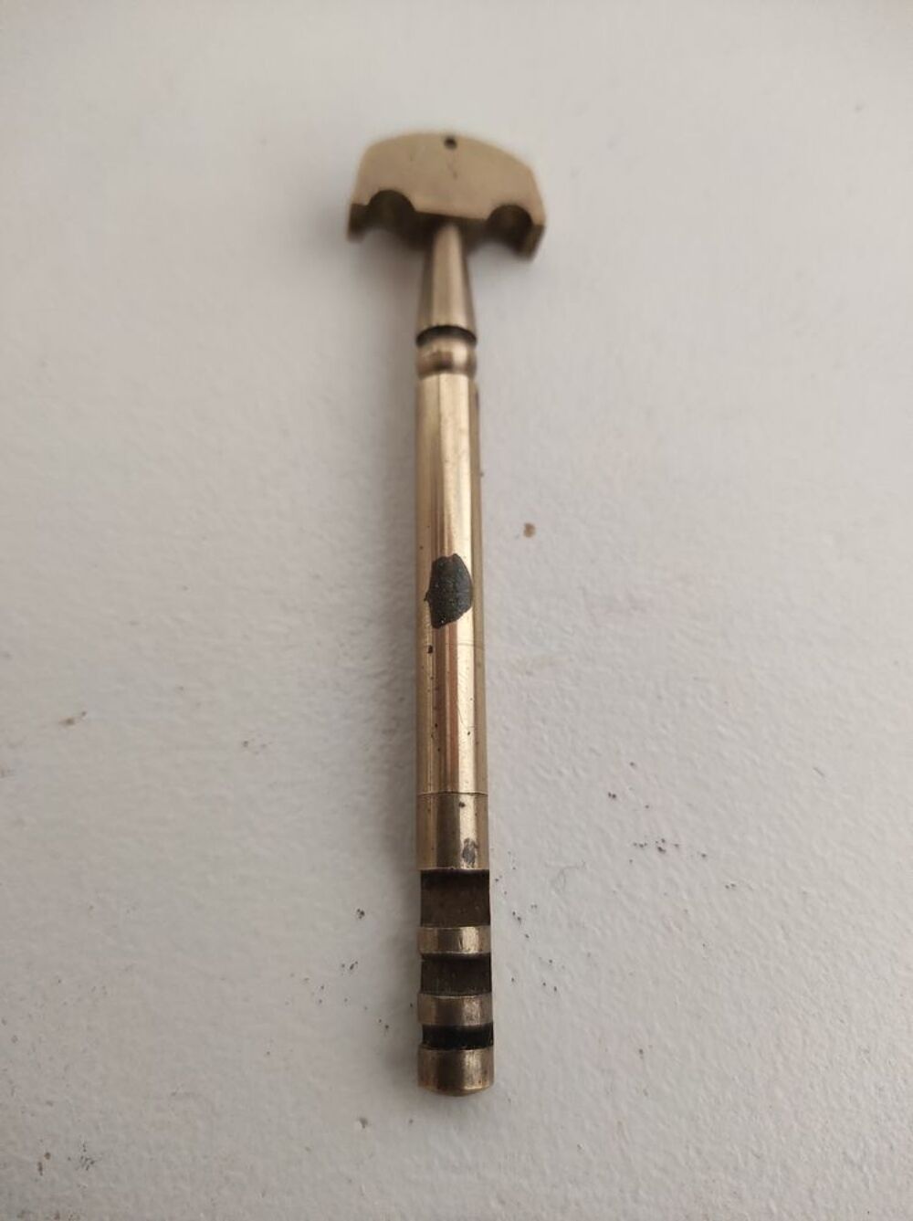 Ancien outil diamant de vitrier Décoration
