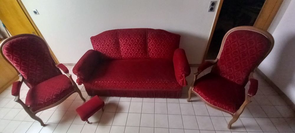 Canap&eacute; et fauteuil Voltaire Meubles