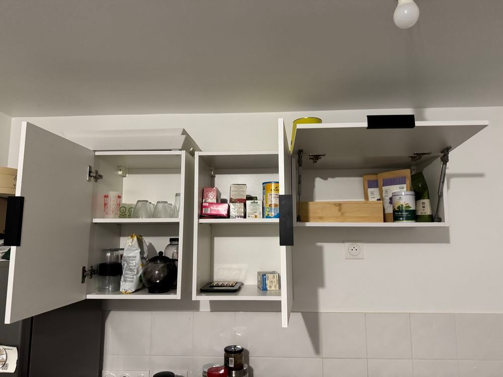 Cuisine 140cm + plaque de cuisson vitroc&eacute;ramique Meubles