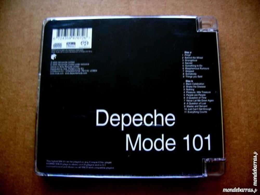 DOUBLE CD DEPECHE MODE 101 - 2 cd - RARE SACD 2003 CD et vinyles