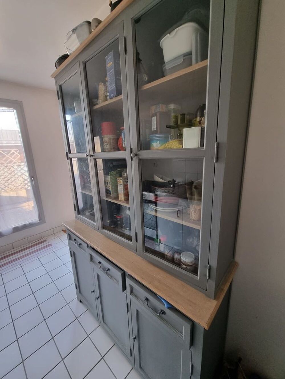 Vaisselier gris Meubles