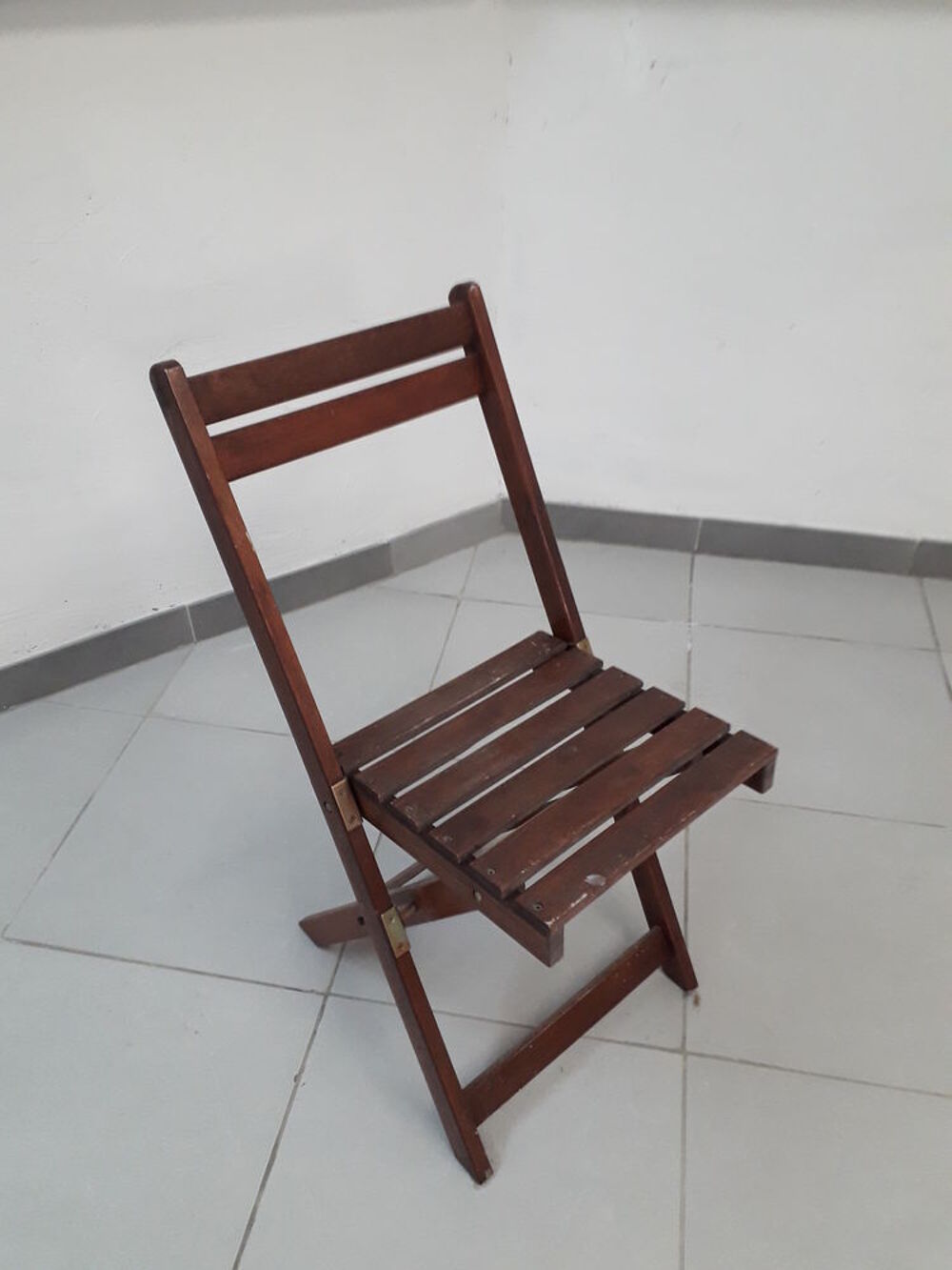 Lot de 2 chaises de jardin en bois pliables Meubles