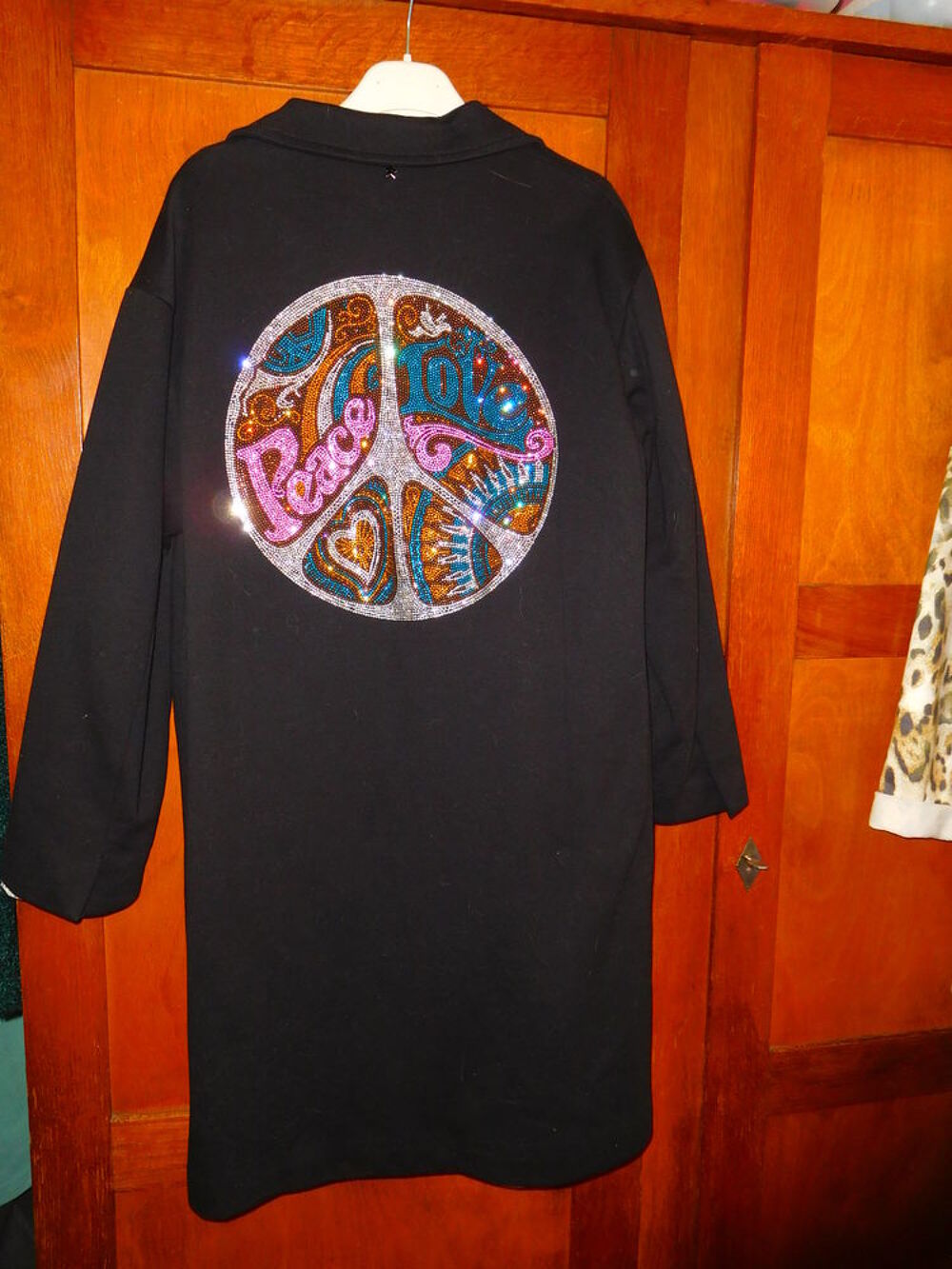 beau manteau avec motif sequins au dos Vêtements