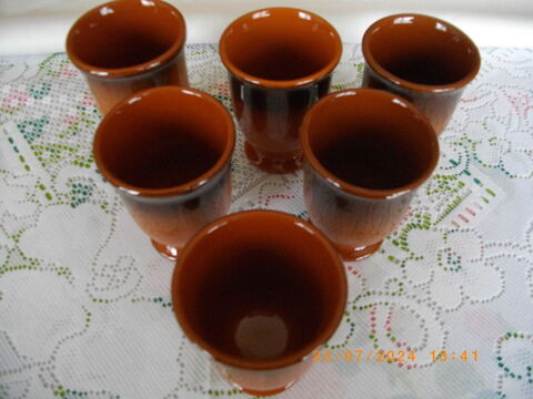 Six mazagrans marron 12 Perros-Guirec (22)