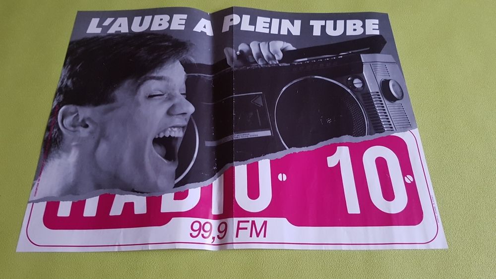AFFICHE * RADIO 10 * 