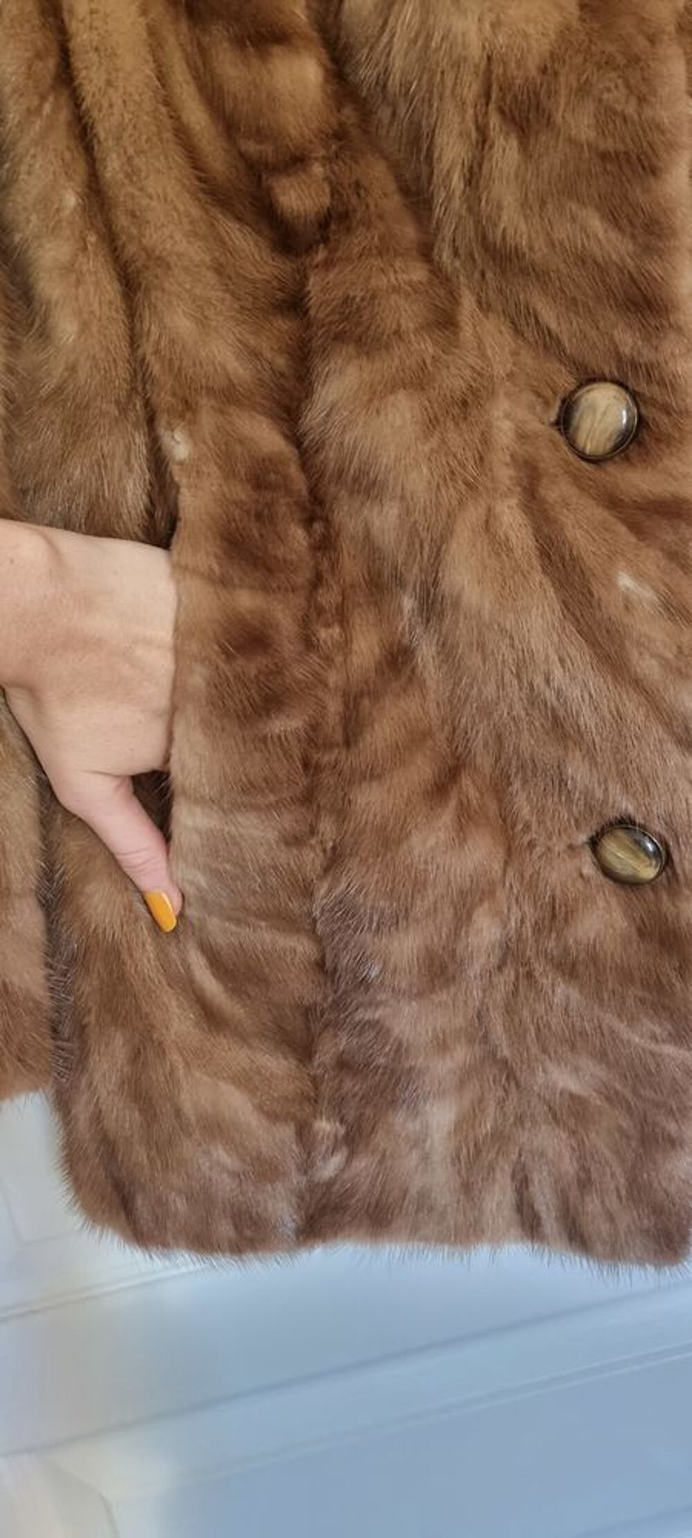 Manteau Vraie Fourure vison Vêtements
