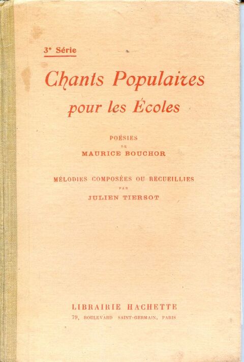 Chants populaires pour les écoles, 3e série, 15 Rennes (35)