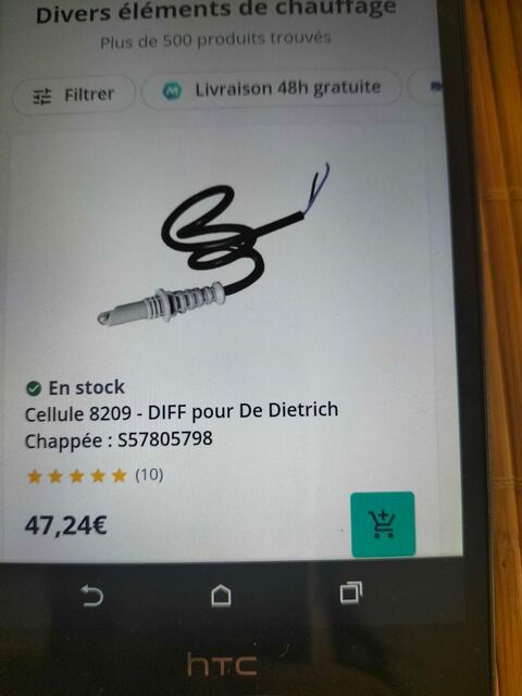 cellule bruleur fioul 8209 25 Le Mont-Saint-Michel (50)