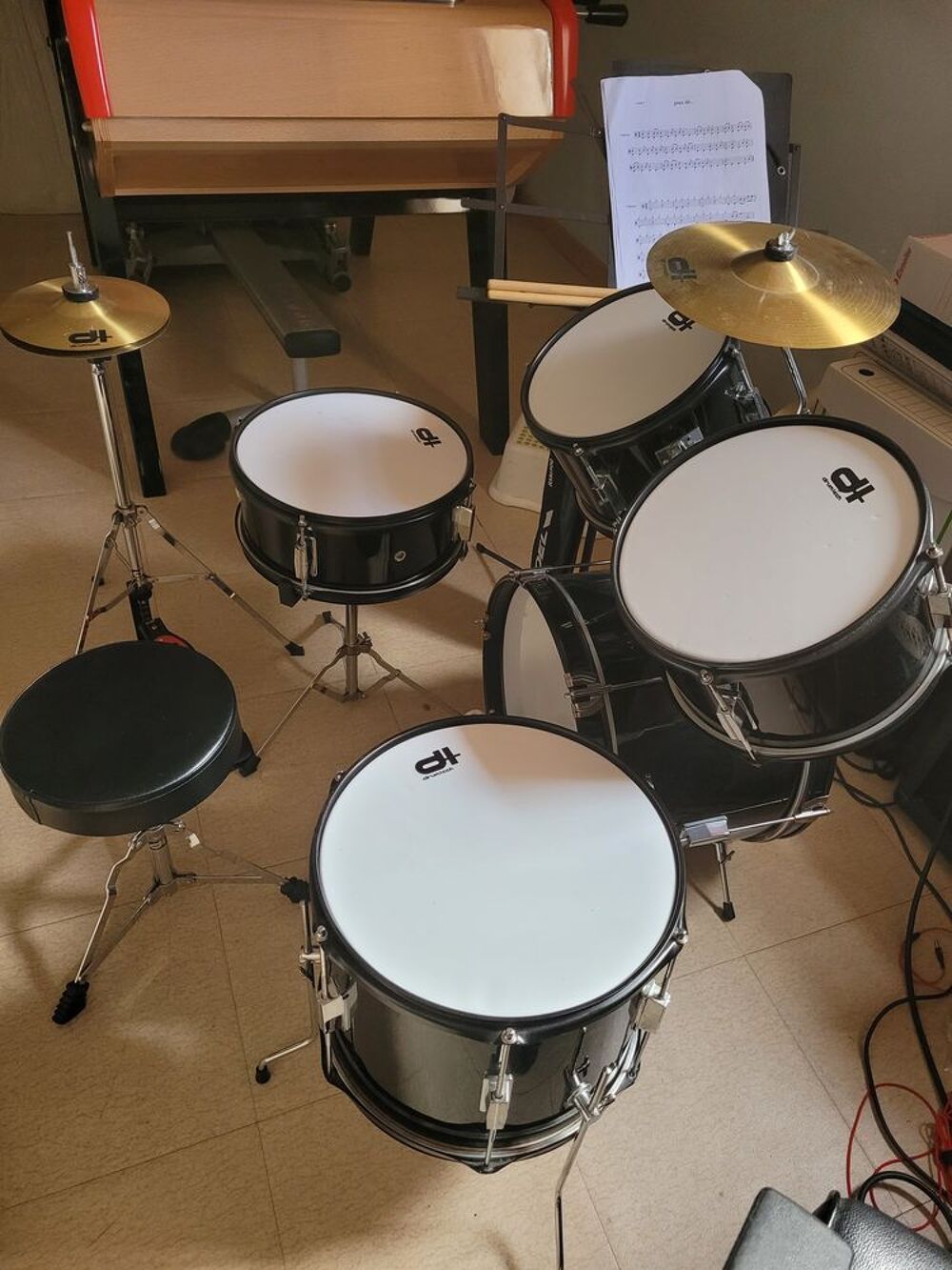 batterie pour enfant d&eacute;butant Instruments de musique