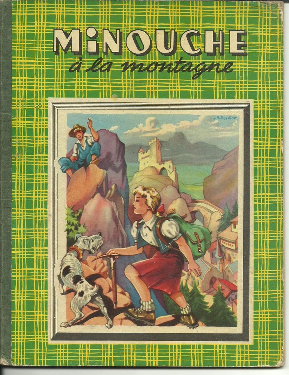 Minouche &agrave; la montagne de Jean SABRAN - 1950 Livres et BD