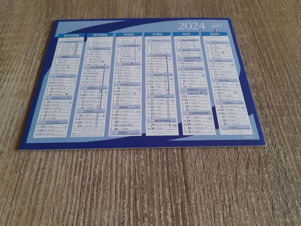 Petit calendrier 2024 