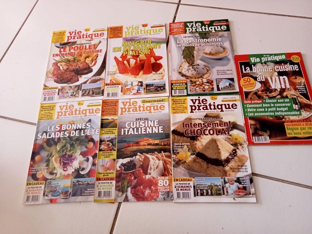 LOT DE 7 PUBLICATIONS LA VIE PRATIQUE Livres et BD