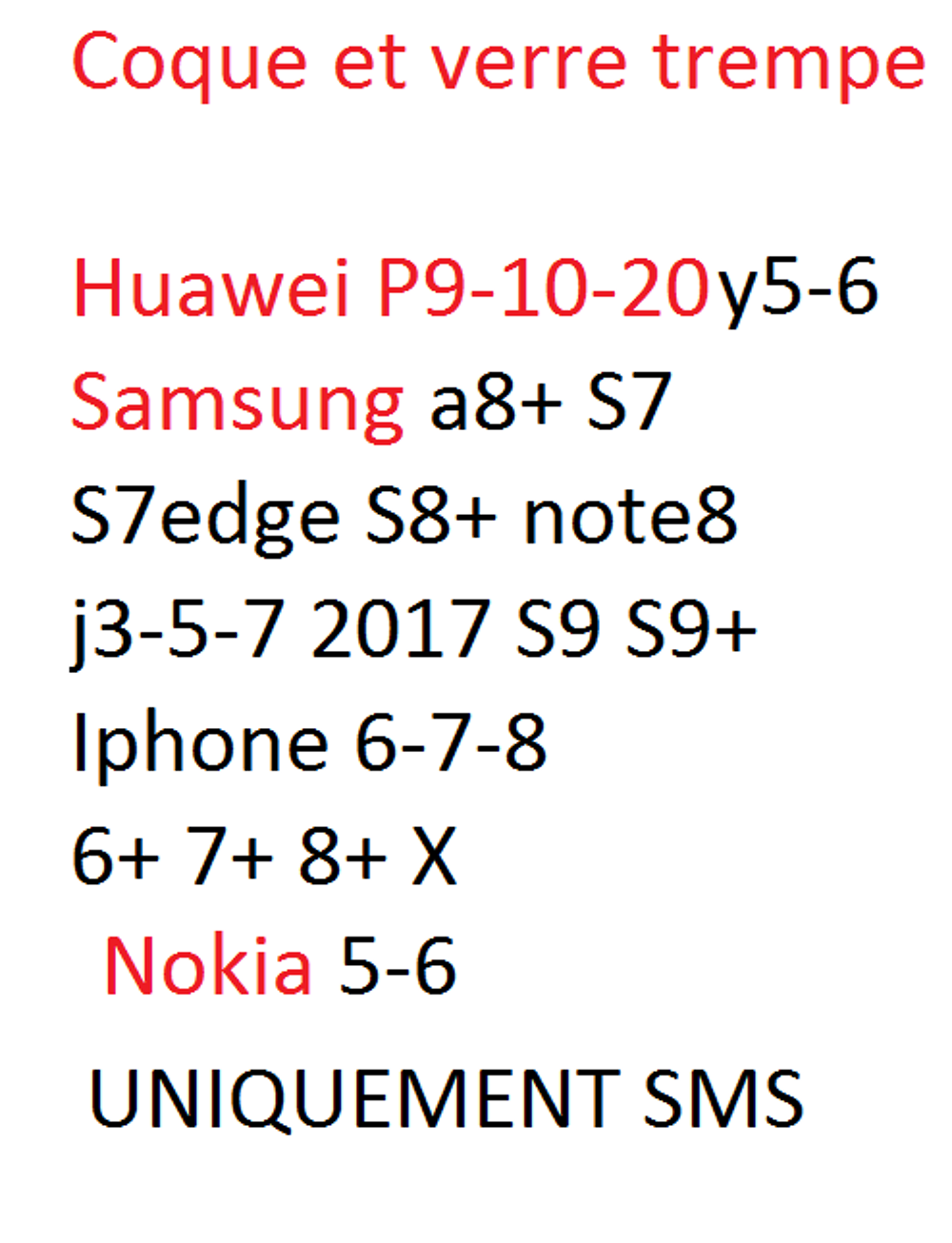 Ventes divers coque et verre trempe 
Samsung Huawei iphone
Tlphones et tablettes