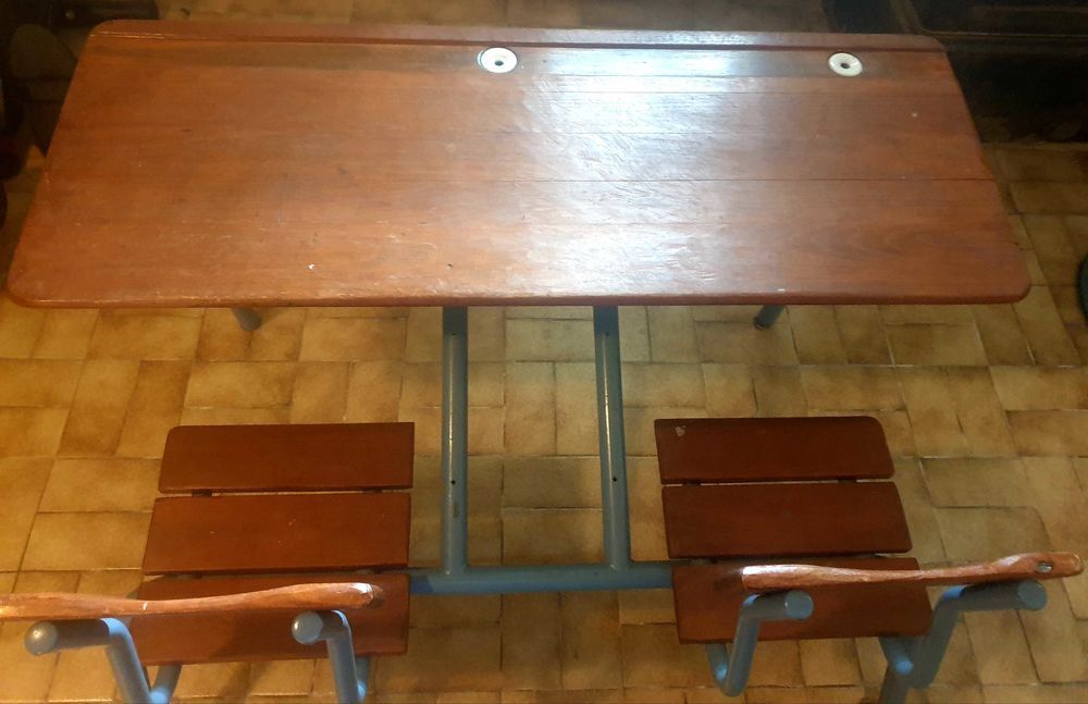 bureau double &eacute;colier Meubles