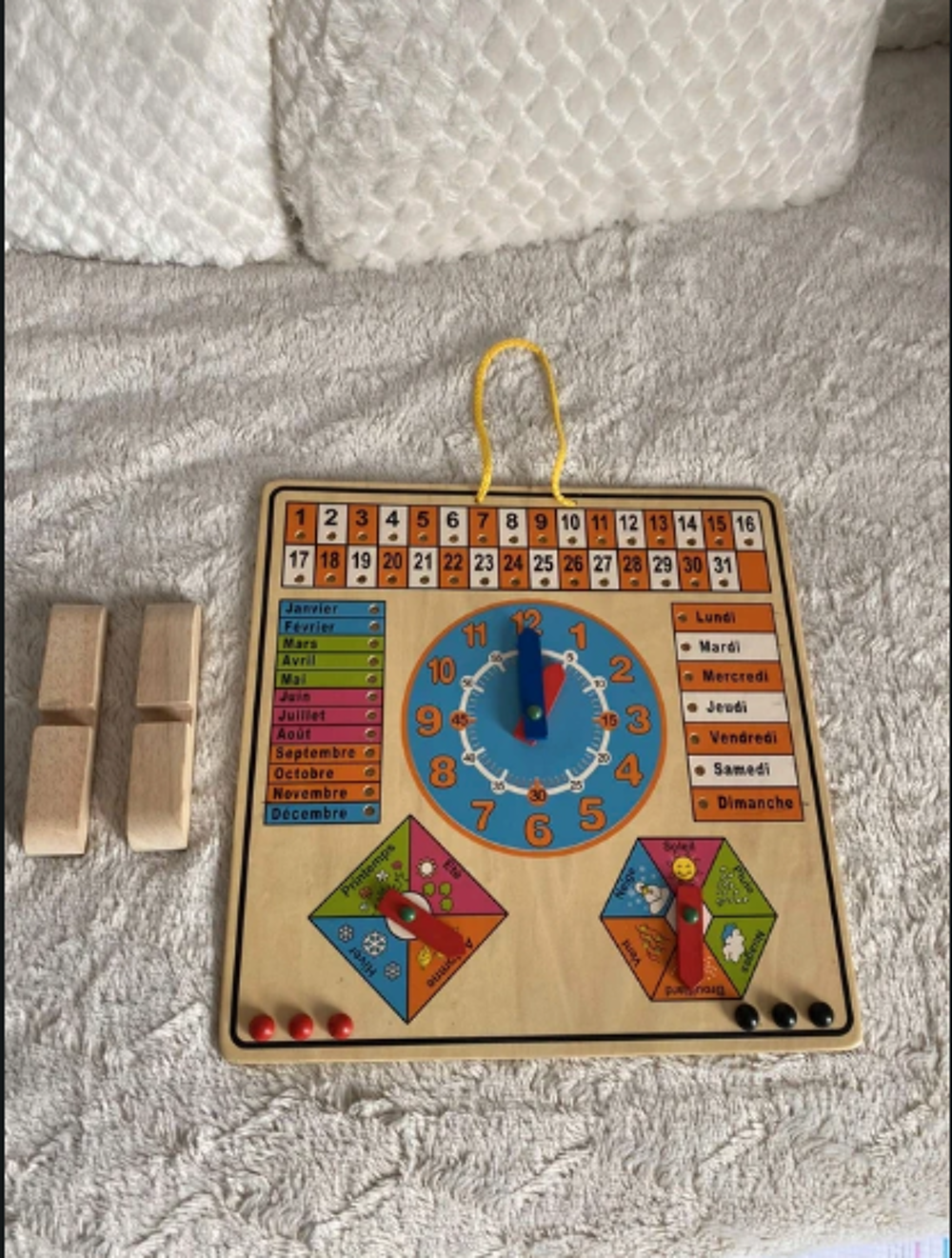 Calendrier en bois Jeux / jouets