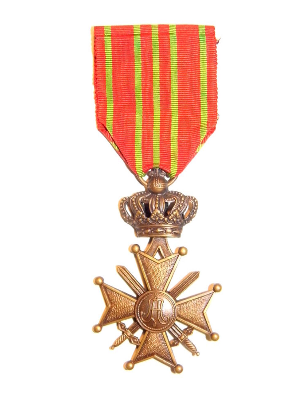 Medaille militaire CROIX de GUERRE Militaria Belgique TBE 