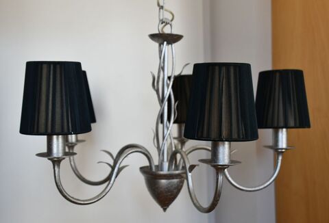 Lustre suspension 5 lampes style baroque 45 Moissy-Cramayel (77)