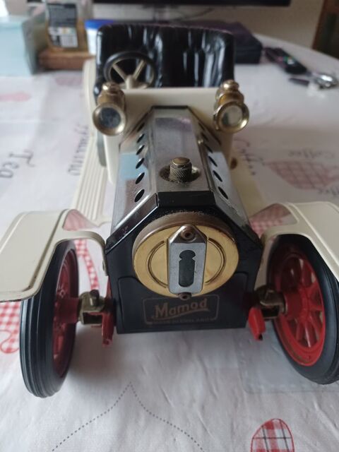 Voiture à Vapeur Mamod Ancienne - Jouet Mécanique En Tôle - Pièce De Collection