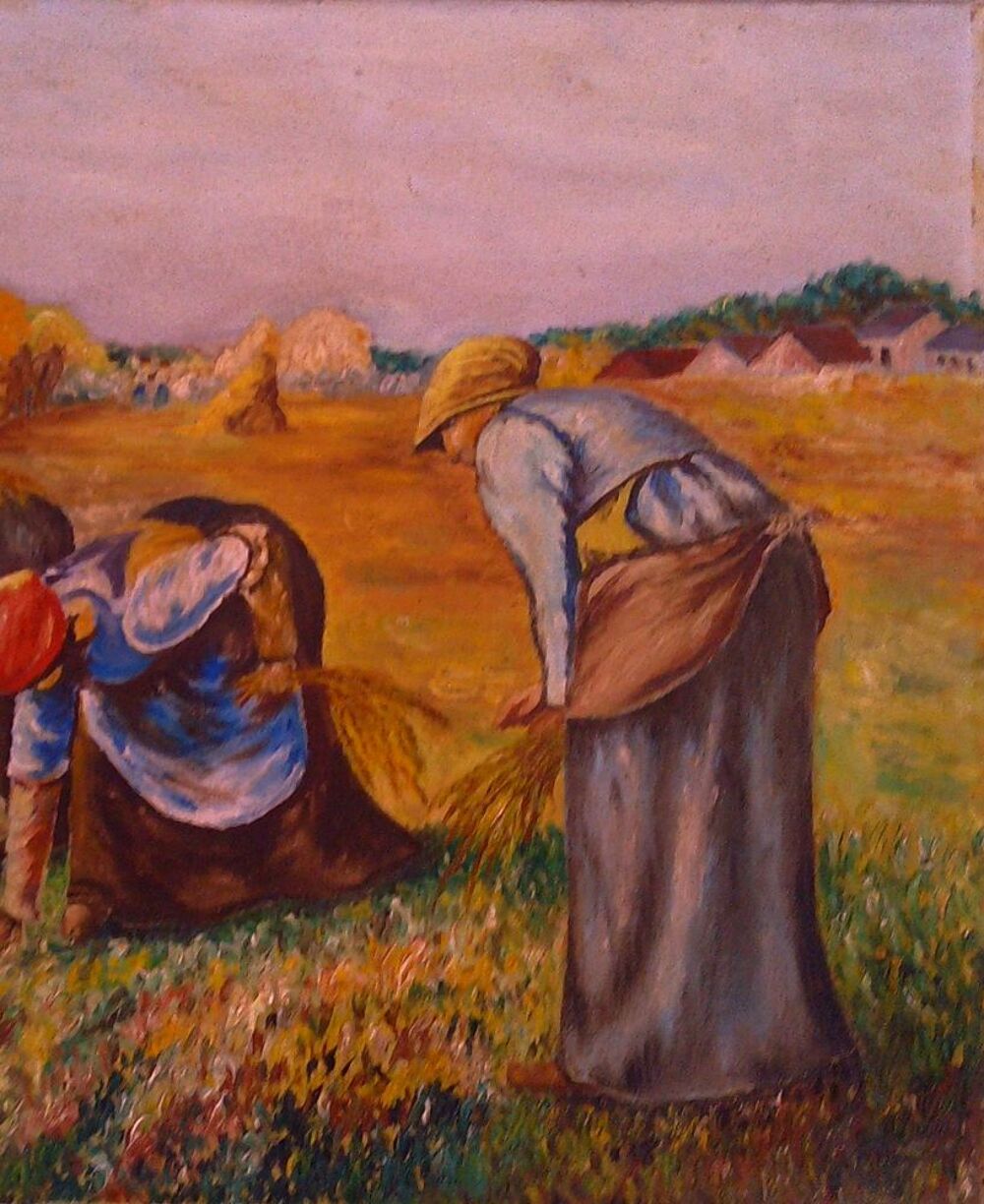 Tableau copie du tableau " Les glaneuses " Décoration