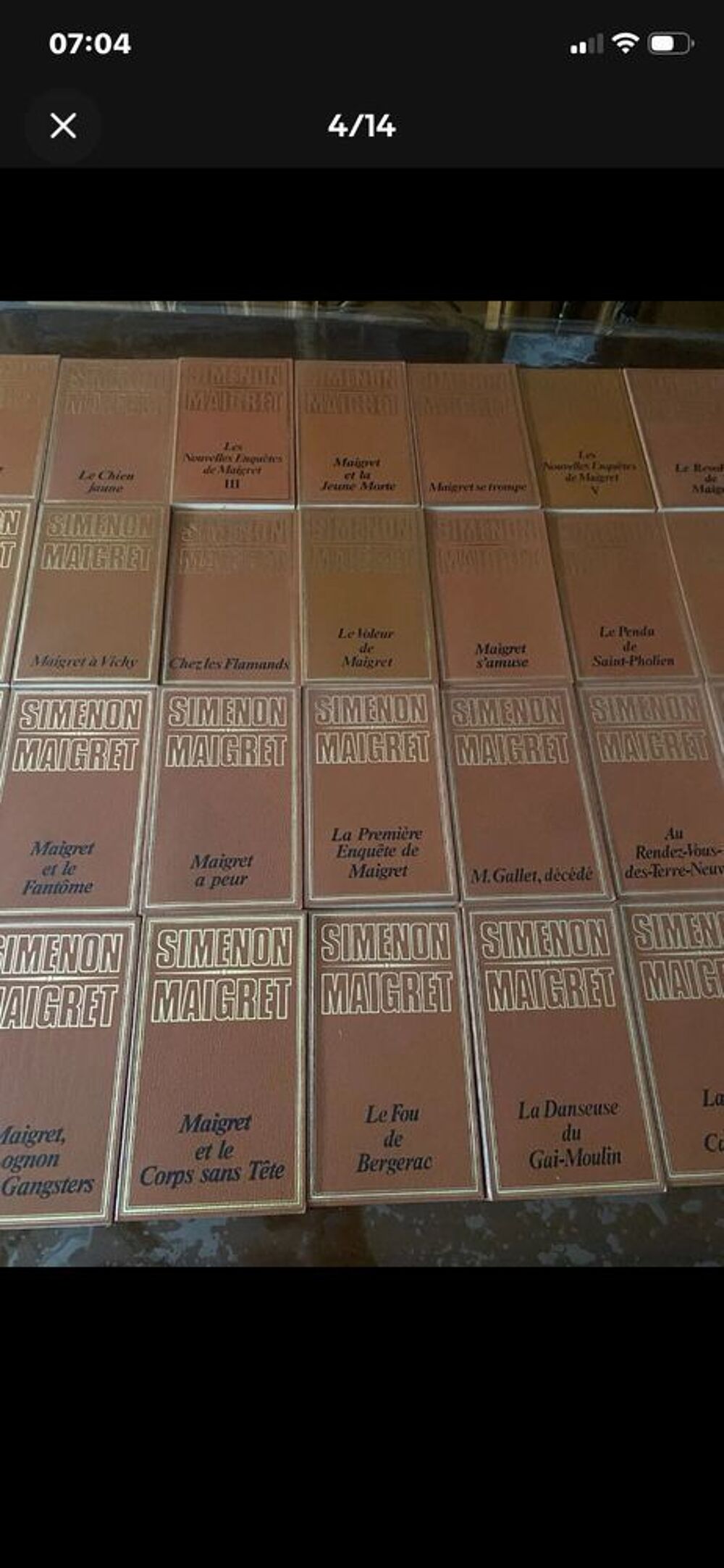 49 romans Simenon-Maigret des ann&eacute;es70 Livres et BD