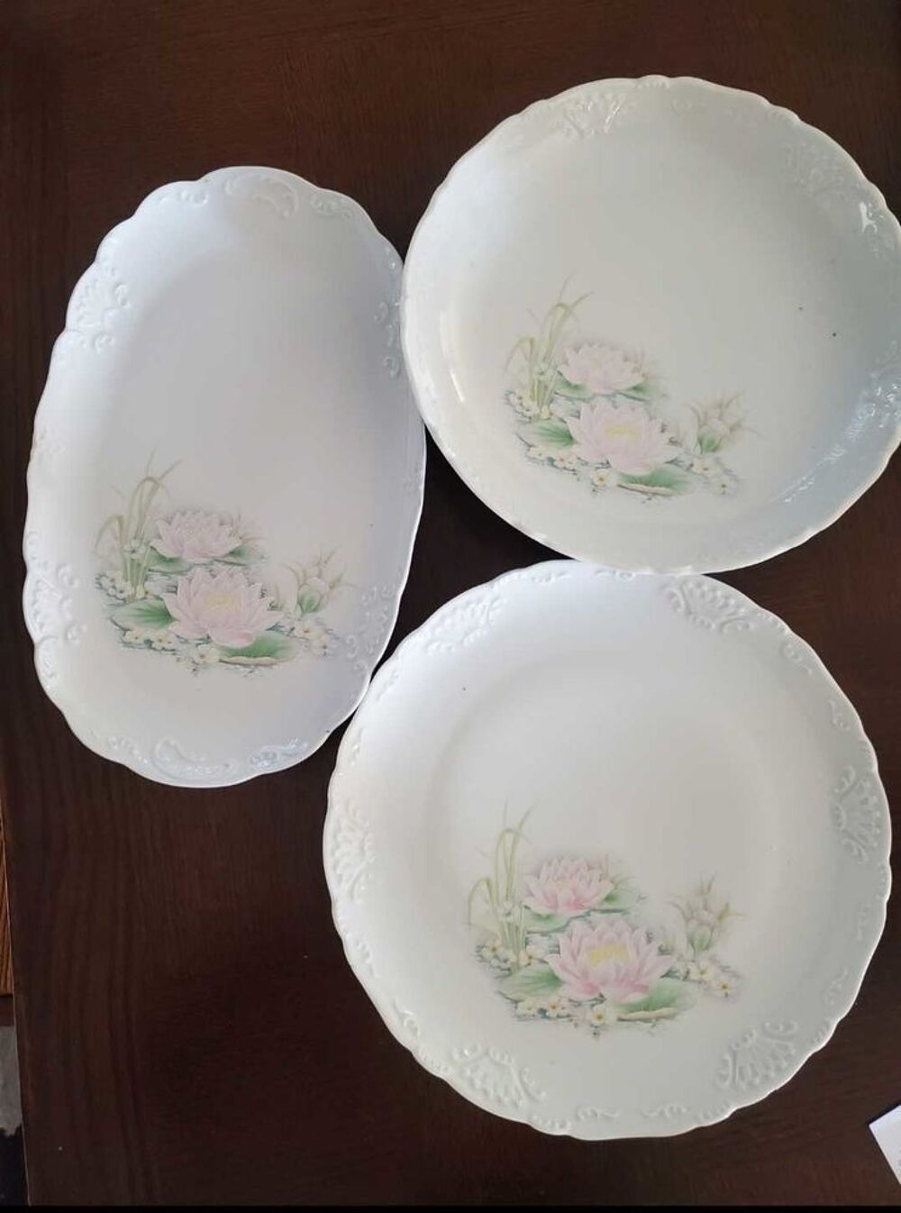 Plats porcelaine de Limoges Décoration