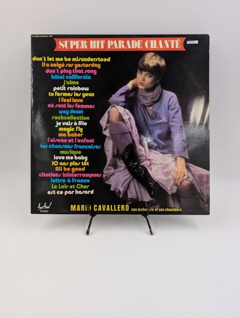 Vinyle 33 tours Super Hit Parade Chanté : Mario Cavallero 5 Vulbens (74)