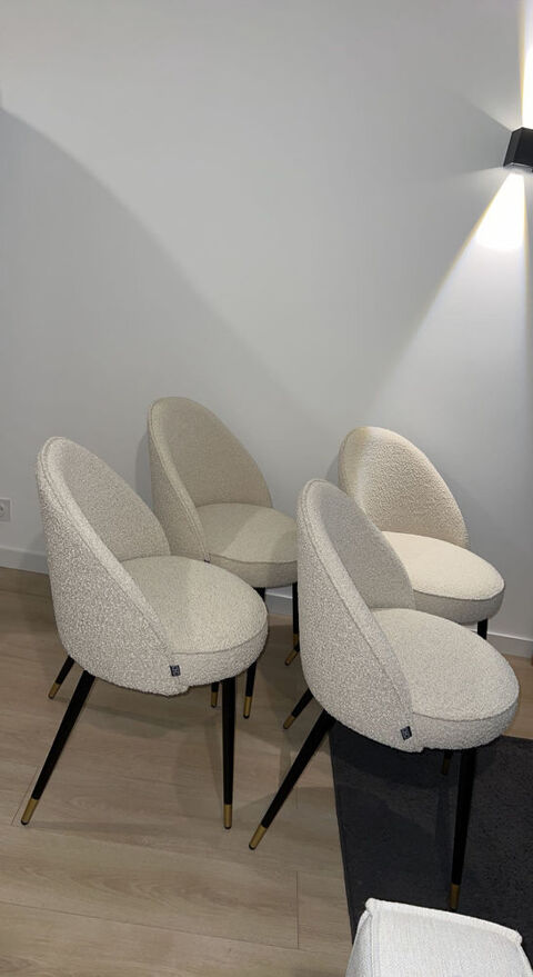 Chaises Eichholtz beiges 4x, comme neuves 850 Chartres-de-Bretagne (35)