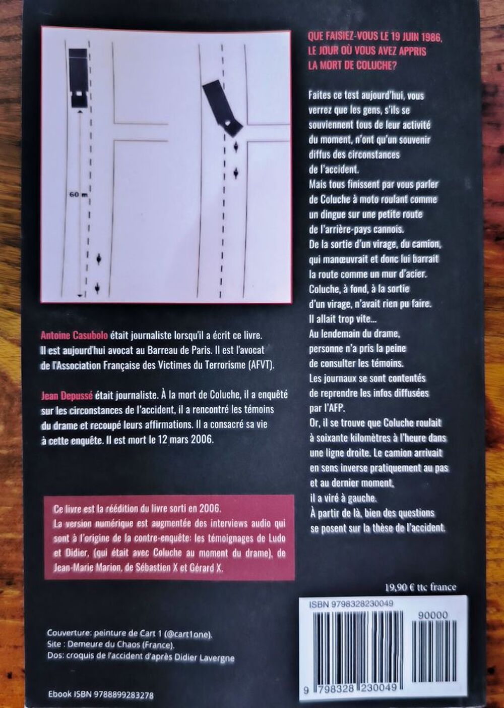 Coluche l'accident. Contre-enqu&ecirc;te, Casubolo, Depuss&eacute;. 222 p Livres et BD