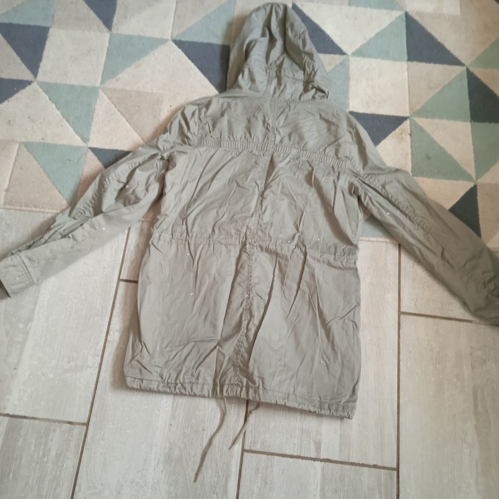 Parka doubl&eacute;e T 38 marque Cama&iuml;eu, capuche, 100% coton Vêtements