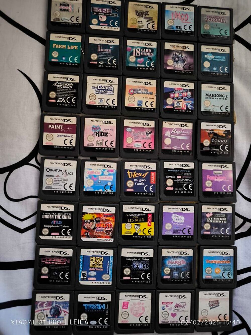 jeu Nintendo ds sans bo&icirc;te Consoles et jeux vidos