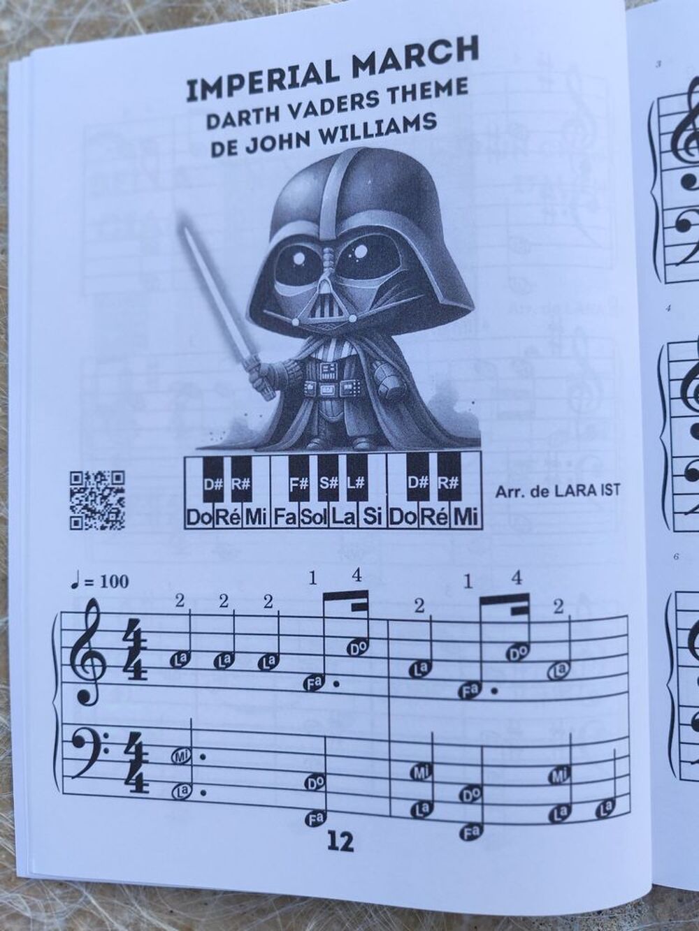 12 Hits Populaires Faciles de Piano pour D&eacute;butants Instruments de musique