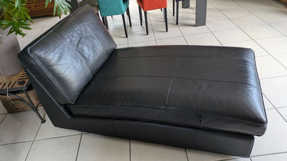 meridienne cuir noir ikea vikik Meubles