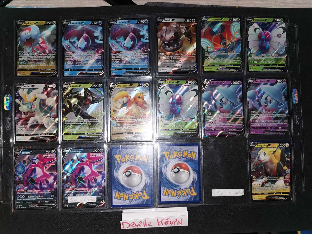 2.Cartes Pok&eacute;mon Ultra Rare V,Gold; Secret.Full Art,Raimbow Jeux / jouets