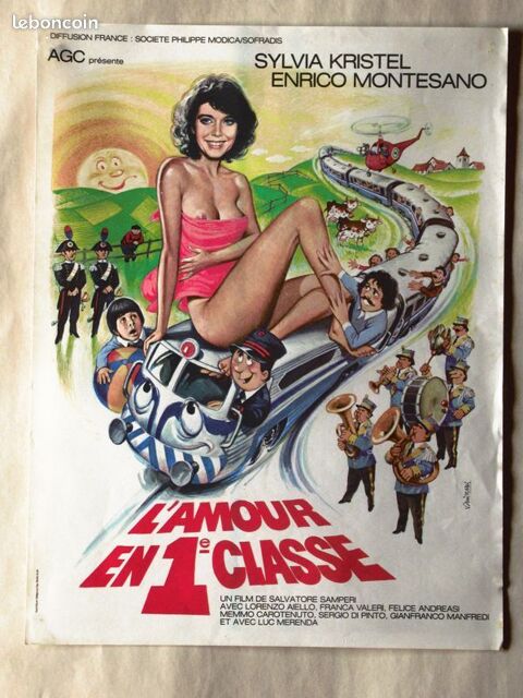 Affiche cin�ma originale  L'amour en premi�re classe 30x40cm 14 Curtafond (01)