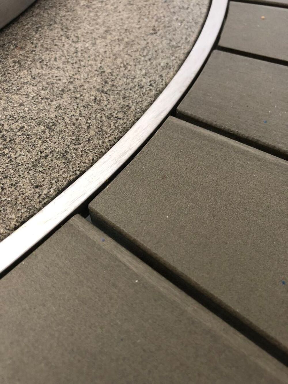 table ronde bois et metal Meubles