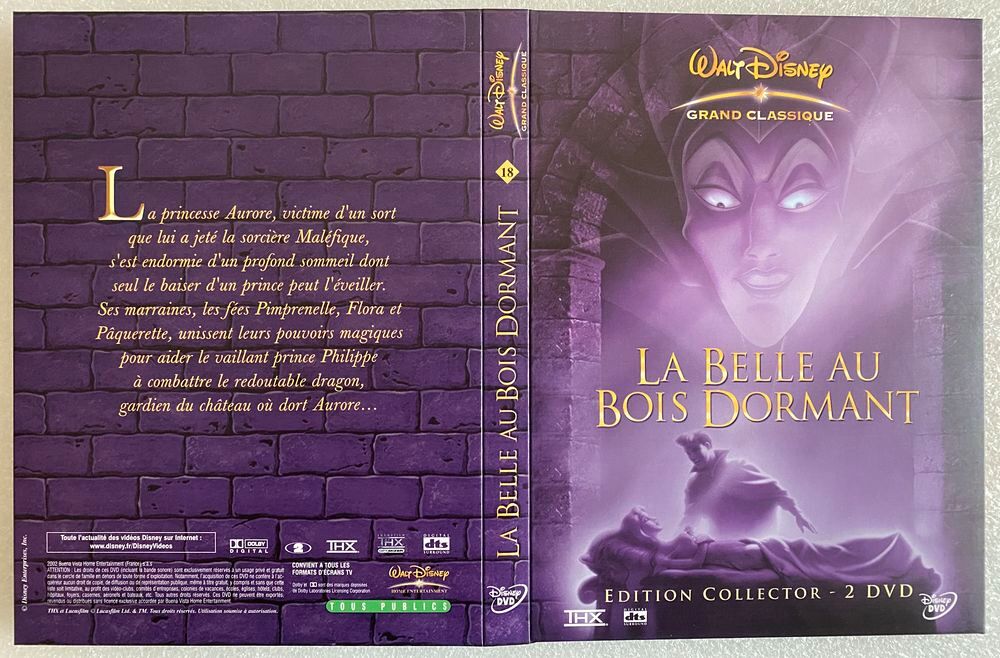 La Belle au Bois Dormant N&deg;18 Edition Collector 2 DVD WALT D DVD et blu-ray