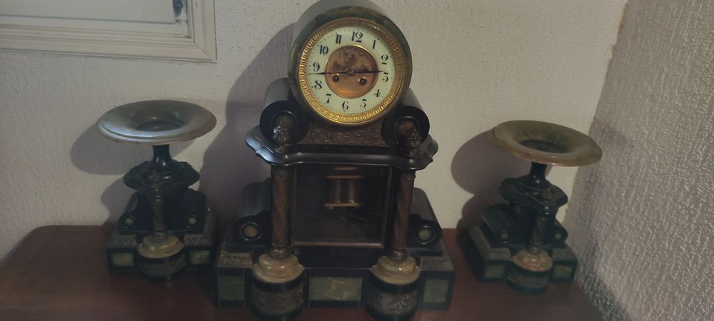 Pendule horloge de notaire D�coration