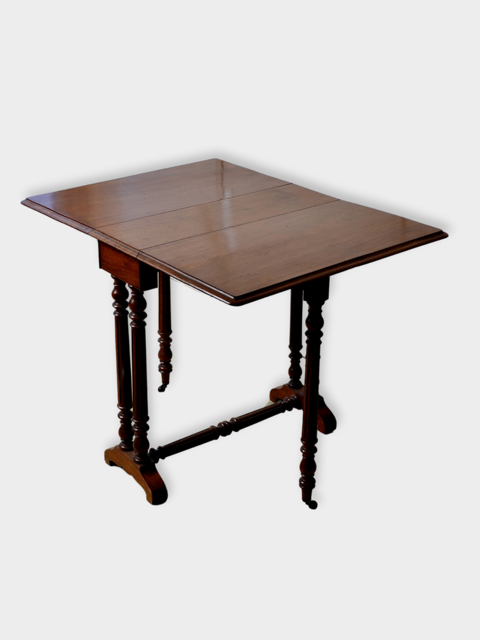 Petite table d'appoint à volets en Acajou XIXe 650 Paris 19 (75)
