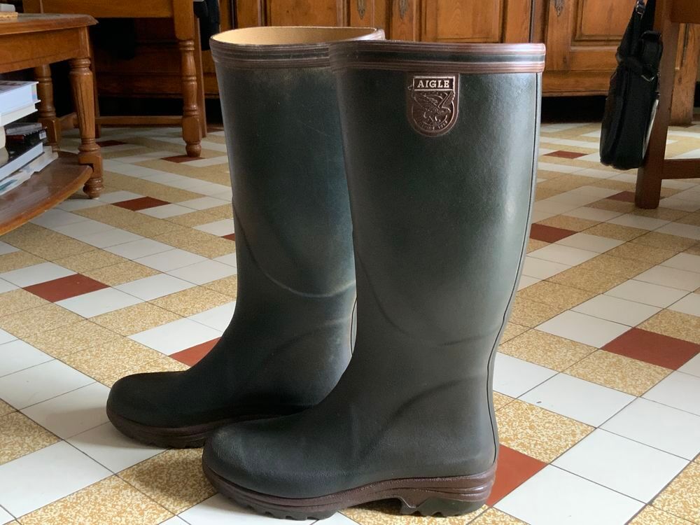 Bottes marque Aigle haut de gamme. Chaussures