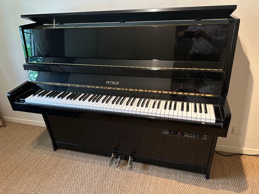 Piano droit Petrof avec silencieux Instruments de musique