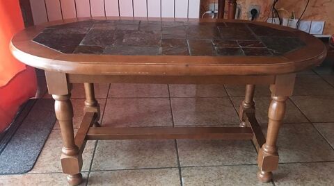 Table basse bois et pierre 30 Rosny-sous-Bois (93)