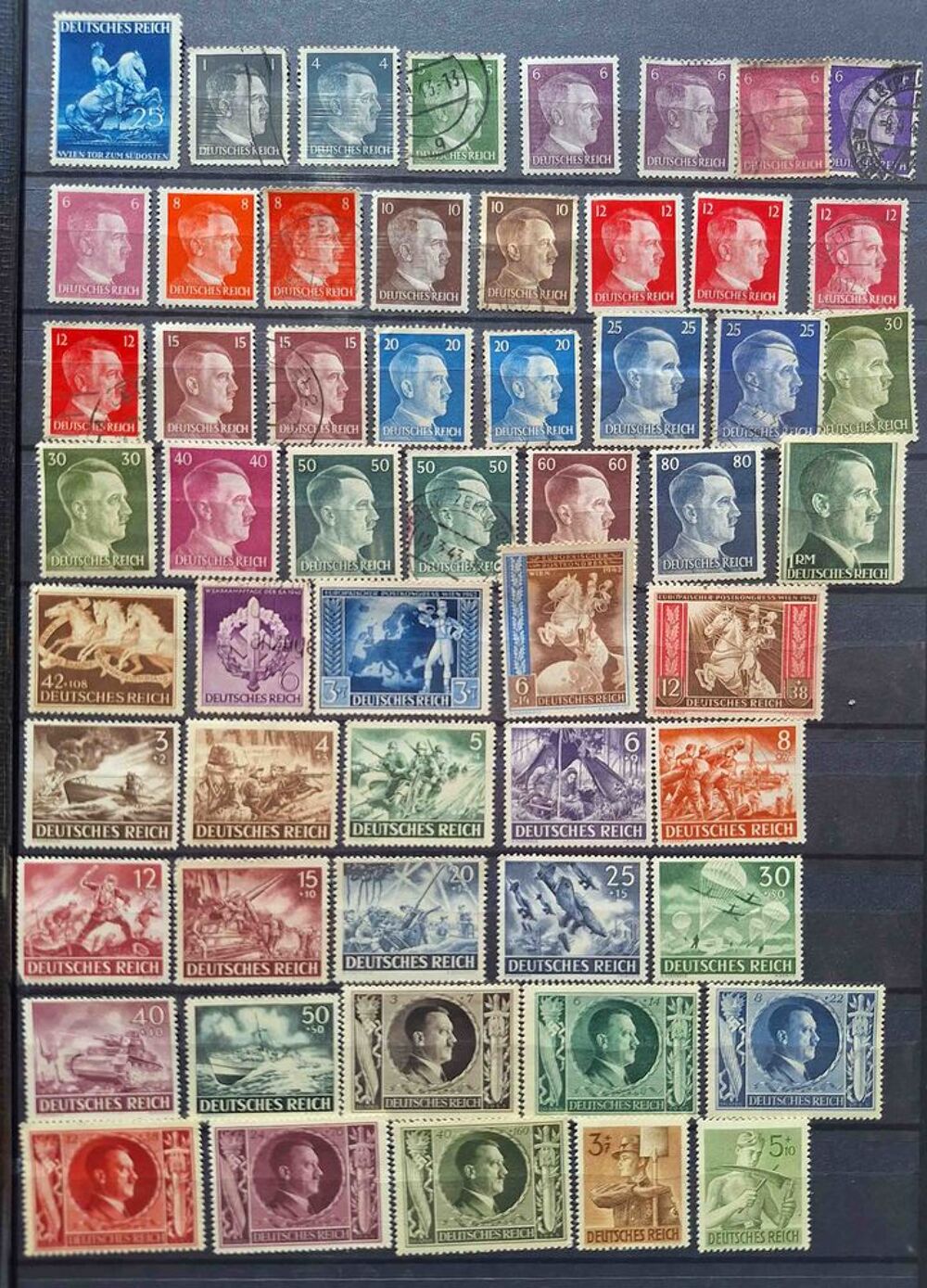 S&eacute;rie de timbres de collection d'Allemagne 